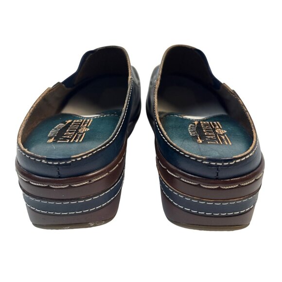 L'Artiste by Spring Step Women's Chino Clog Navy Size 42 - Picture 5 of 11